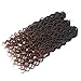 3 Packs/Lot Faux Locs Crochet Hair Braids 24 Roots/Pack Goddess Faux Locs with Curly Ends Deep Wave Crochet Twist Synthetic Braiding Hair Extension (3 Packs,1B/30)