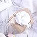 ULTNICE Wedding Flower Girl Basket with White Pearl Ribbon Flower