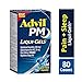 Advil PM Liqui-Gels (80 Count) Pain Reliever/Nighttime Sleep Aid Liquid Filled Capsules, 200mg Ibuprofen, 25mg Diphenhydramine primary