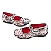 Hot Chocolate Design Chocolaticas Flora La Muerte Women's Mary Jane Flat