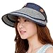 Jemis Women's X-Large Brim Sun Visor (Navy Blue)