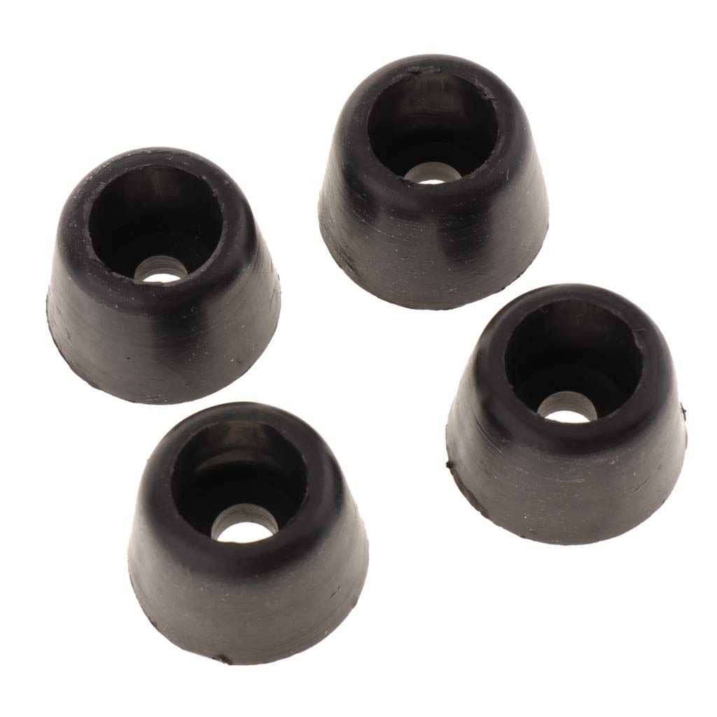 Bag Black kesoto 4Pcs Plastic Luggage Stud Replacement Suitcase Feet