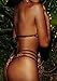 Nulibenna Women's 2 Piece Bikini African Tribal Bandage Cut Out Bathing Suit