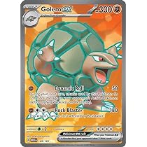 Pokemon - Golem ex 189/165 - Pokemon 151 -Full Art - Ultra Rare