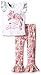 Mud Pie Girls' Bunny 2-Piece Set, Multi, 12-18 Months