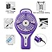 TianNorth Misting Fan Mini USB Handheld Humidifier Mist Water Spray Air Condictioning Moisturizing Fan Portable Face Spray Mist Humidifier