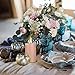 BOLSIUS Rustic Metallic Set of 6 Rose Gold Unscented Pillar Candles Inches –2.75 X 5 Decoration Dinner Wedding Candles – Perfect Use for Home Décor - Church-Spa Candle – Restaurant 130/68m…