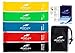 Zenflex Wide-Band Exercise Resistance Loop Bands - Set of 5 with Carry Bag, for Physical Therapy, Yoga, Muscle Sculpting Toning (12