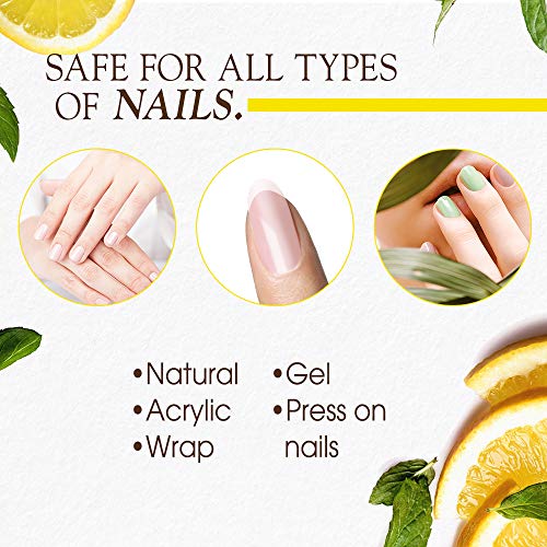 Gena Nail Brite Whitening Scrub with Brush, Cleans Conditions