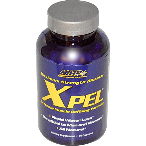 Maximum Human Performance, LLC, Xpel, Maximum Strength Diuretic, 80 Capsules - 2pc