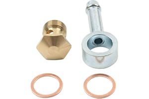 Cnkaka036 Swivel Barb Bowl Inlet Fitting 9/16-24 Thread to 5/16" 1 Set For Holley or for Holley style carburetor that uses a 