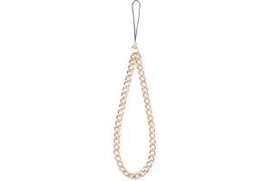 Ellie Rose – Phone Charm Metal Phone Chain Chunky Lanyard Wristlet Bracelet Strap Phone Case Accessories Decoration for Women