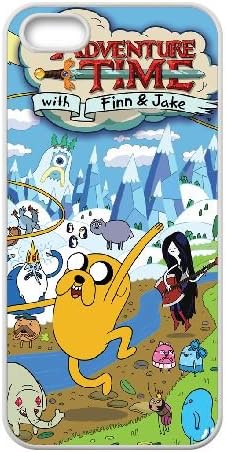 iPhone 5 5s SE Cell Phone Case White Cartoon Adventure Time Custom Pase Cover 10P616372