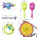 5 PCS Baby Infant Toddler Developmental Toy Kids drum rattles Educational Game