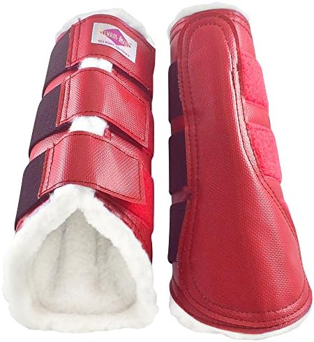 Pelham Ascot Apollo Sports Medicine Boots (Red, X-Large)