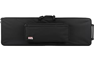 Gator Cases Legacy Hybrid Series Lightweight Rolling Keyboard Case for 88 Note Keyboards and Electric Pianos (GK-88)