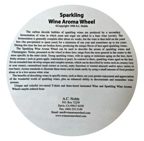 4 Wine+Aroma+Wheel+Table+Sparkling