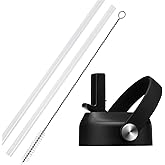 DIGJUPER Straw Lid for Insulated Water Bottle Tumbler, BPA Free Replacement Sports Straw Cap of 2.22" Diameter for Wide Mouth 32 40 64 oz