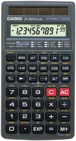 قیمت و خرید ماشین حساب علمی Casio FX 260 Solar II ، سیاه برند Casio |  مالتینا