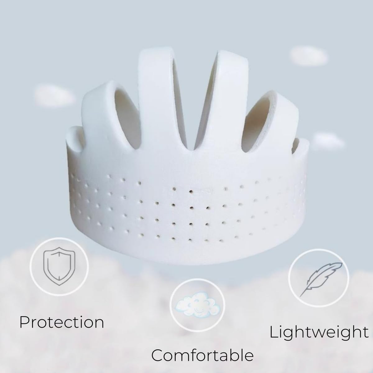 Baby Head Protector Helmet for Walking Crawling Toddler Anti-Collision Head Cushion Breathable Soft Adjustable Protective Hat Helmet Safety Cushion for Running Walking Protector