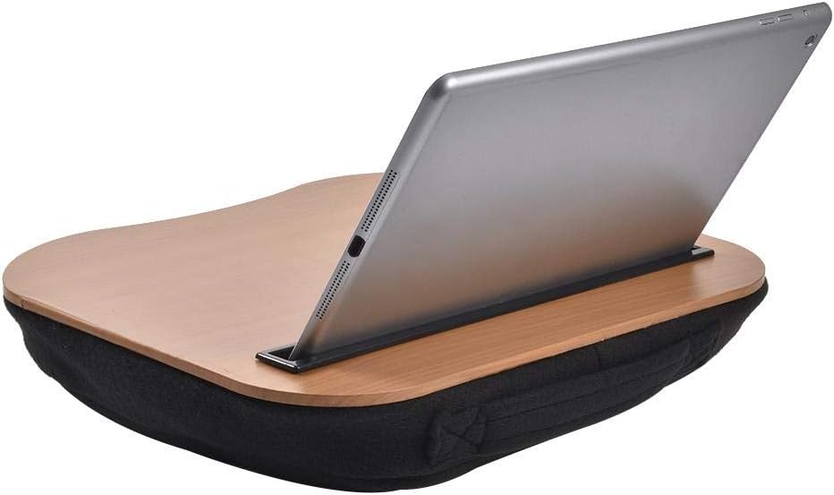 Fulstarshop Laptop Stand with Cushion on Bed & Sofa, Lap Laptop Desk Tray with Portable Handle Laptop Computer Stands Lap Writing Board, Drawing Desk, Mobile Desk, Work Table