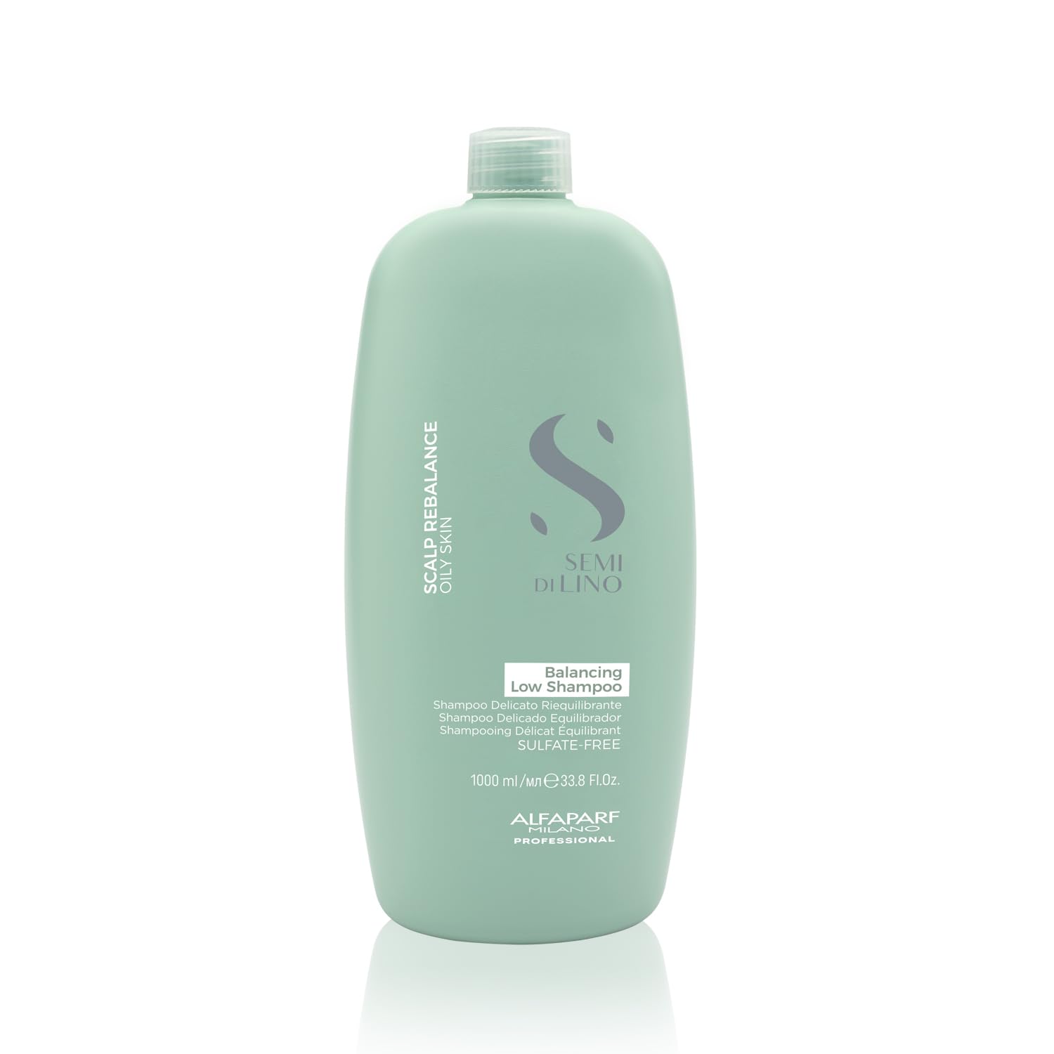 Alfaparf Milano Semi di Lino Scalp Rebalance Purifying Low Shampoo, 1 L, 8022297095905