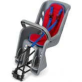 Bell Cocoon 300 Rear Mount Child Bike Seat &mdash; 5-Point Harness, Spoke Guard, Fits 26&ndash;27 in Bikes, Up to 40 lbs, Ages 1+
