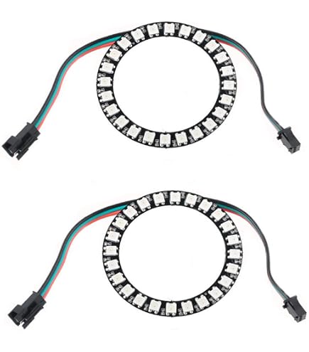 Ws2812b rgb led ring 7 12 16 24 60 bit lampen licht mit integrierten treibern ws2812 für arduino raspberry pi 44 Ws2812b rgb led ring 7 12 16 24 60 bit lampen licht mit integrierten treibern ws2812 für arduino raspberry pi 44