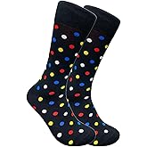 Men's Polka Dots Dress Crew Fashion Casual Socks