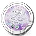 Makes 3 Organics Organic Miracle Body Balm, Lavender, 2 Fluid Ounce