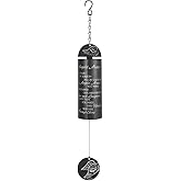 Carson Wind Chime-Cylinder Sonnet-Angels' Arms-Black (22")
