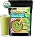 USDA Organic Moringa Powder - from India 16oz | Miracle Oleifera Plant Based Protein Powder Contains Vegan Calcium, Multivitamin, Omega & Core Nutrition | Antioxidant, Brain Booster, Energy Drink