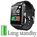 DOESIT U8 Bluetooth Smart Watch,Touch Screen Smartwatch for Samsung Galaxy S4/S5/S6/S7 Edge Note 3/4/5 HTC Nexus Sony LG Huawei Android Smartphones (Black)