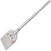 Regiis Tech SDS Max Floor Scraper 6 in. x 24.4 in. Removable Handle Wide Tile Flooring Adhesives Remover, Thinset Removal Tool Chisel Bit for Rotary Hammer Drill