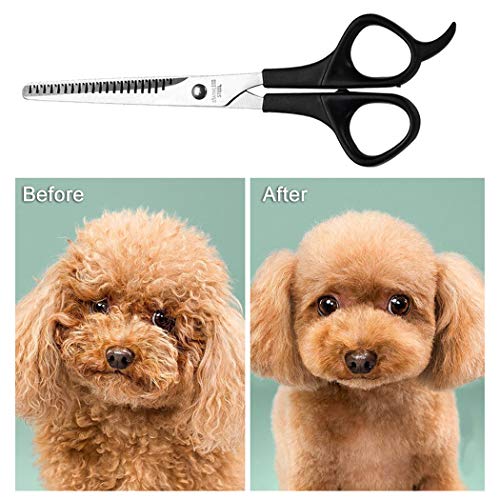 Dorakitten Pet Scissors,Dog Grooming Scissors Pet Beauty Scissors Dog Thinning Scissors Dog Barber Scissors Professional Hairdressing Pet nail clippers for Animal