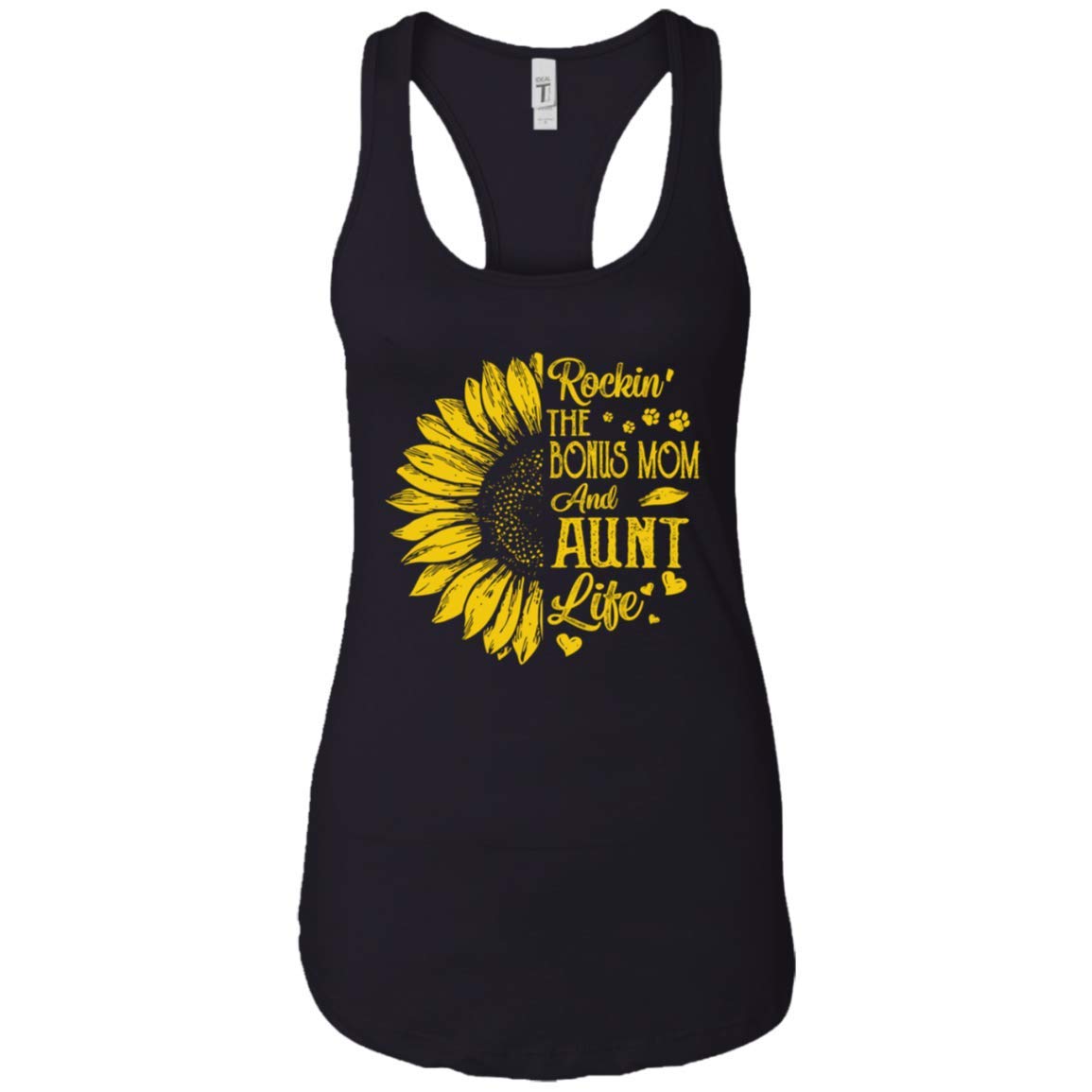 Prpinkrain Rockin' The Bonus Mom And Aunt Life Sunflower Lover Gifts T Shirt