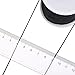 Outus 1mm Elastic String Black Elastic Cord for Jewelry Thread Stretchy String for Bracelets Necklace Making Beading and Sewing 109 Yard
