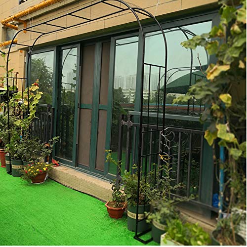 SXNYC Rosenbogen, Rankhilfe, Rosenbogen Rankhilfe, Rundbogen im Landhausstil, mit Graceful Kurve, für Kletterpflanzen… – Bild 7