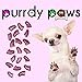 Soft Nail Caps For Dog Claws PINK GLITTER * XXL * Purrdy Paws Brand