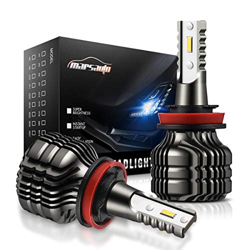 GENSSI Elite H11/H9/H16 LED Headlight Conversion Kit – 6000K White, 5000 Lumens, IP67 Waterproof
