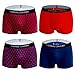 ETERNAL CENTURY Men's Underwear Cotton Stretch Low-Rise Boxer Briefs (4-Pack) Star XL