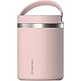 Hydrapeak 32oz Stainless Steel Vacuum Insulated Thermos Food Jar | Thermos for Hot Food and Cold Food, Wide Mouth Leak-Proof Soup Thermos for Adults, 10 Hours Hot and 16 Hours Cold (Blossom Pink)