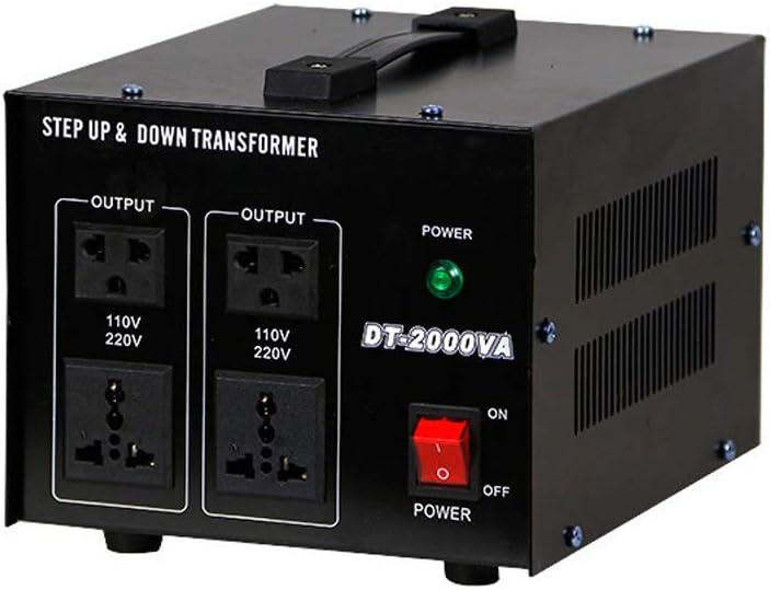 SMGPYDZYP Voltage Converter, 220V to 110V for Electrical Appliances, Single-Phase Toroidal Low-Frequency Power Transformer