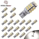 YITAMOTOR 20 X T10 42-SMD Car Backup Reverse White LED Light Bulb 921 912 906 168 192