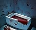 91 PCS Bloody Halloween Window Clings - Vampire Zombie Party Handprint Decals Decorations