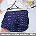 XrSzChic Womens Tennis Golf Skirt Athletic Exercise Printed Skorts Short Pocket