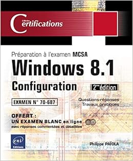 Windows 8 1 Configuration Pr French Edition Paiola Philippe Amazon Com Books