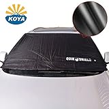 KDL Windshield Snow Covers Oxford Cloth Windshield Sun Snow Cover Fits Most Cars,CRVs And SUVs-L