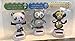 3 Pack of Solar Dancing Characters - Owl, Panda & Monkey