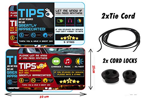 2 Rating+Appreciated+Ride+Share+Driver+Plastic